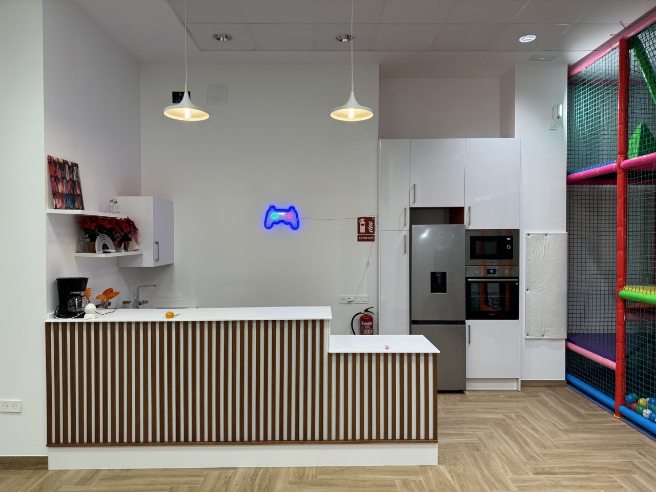 Zona de cocina infantil