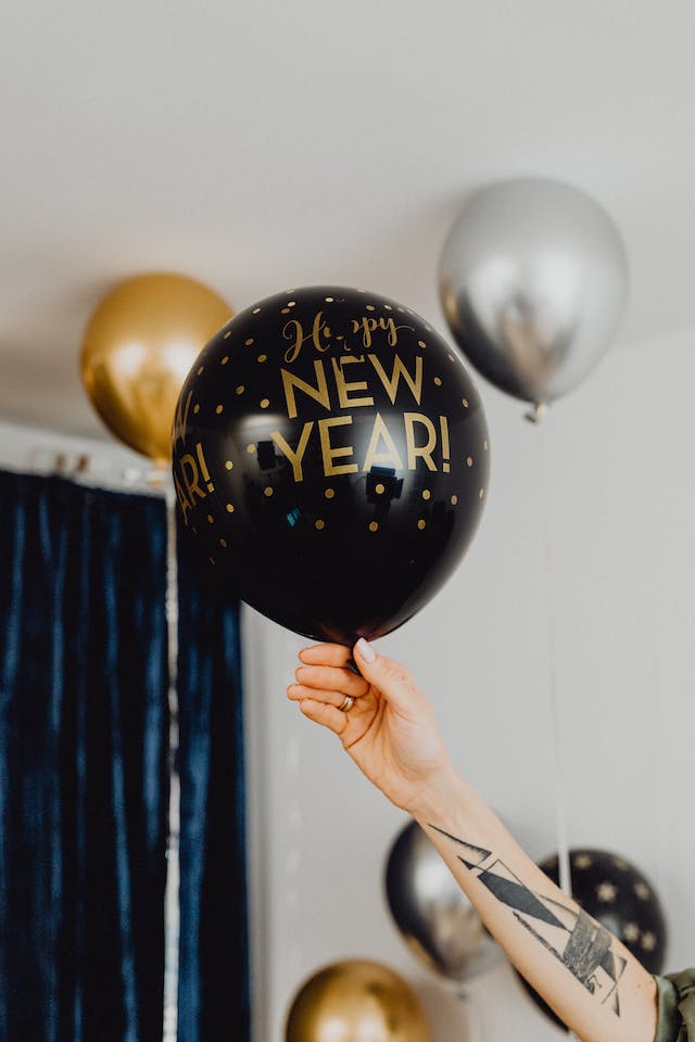 Globo decorativo de Año Nuevo